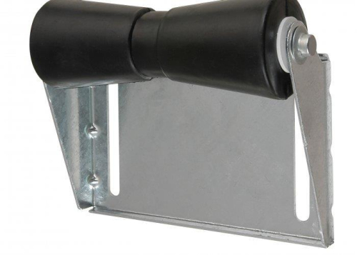 C.E. Smith - C.E. Smith Roller Bracket Assemblies - 10in. Keel - Black Rubber - 10404G