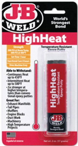 JB Weld - JB Weld High Heat Epoxy Stick - 2oz. - 8297