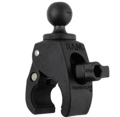 RAM Mounts - RAM Mounts Tough-Claw with 1in. Rubber Ball - 4.25in. H x 1.18in. W - RAP-B-400