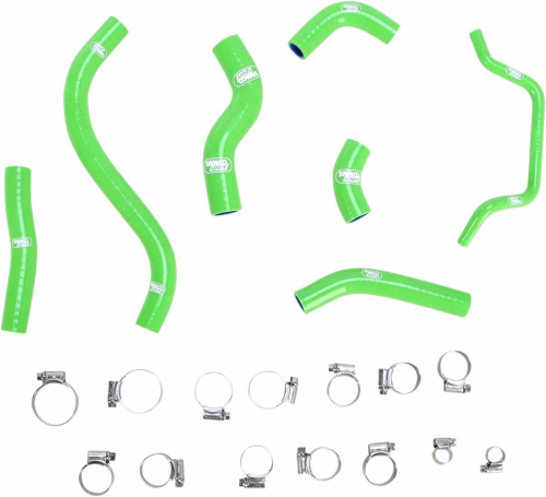 Moose Racing - Moose Racing OEM Fit Radiator Hose Kit - 7 Piece - Green - 1902-0795