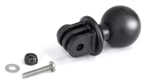 RAM Mounts - RAM Mounts RAM 1in. Diameter Ball with Custom GoPro Hero Adapter - RAP-B-202-GOP1