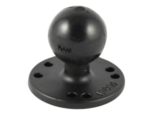 RAM Mounts - RAM Mounts RAM 2.5in. Round Base with the AMPs Hole Pattern & 1.5in. Ball - RAM-202U