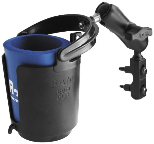 RAM Mounts - RAM Mounts RAM Brake/Clutch Reservoir Mount with Self-Leveling Cup Holder and Cozy - RAM-B-132-309U