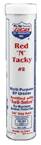 Lucas Oil - Lucas Oil Red N Tacky #2 Grease - 14.5oz. Cartridge - 10005-30