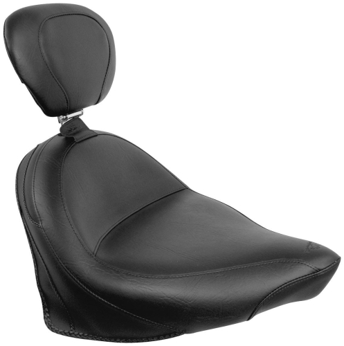 Mustang - Mustang Wide Touring Solo Seat with Driver Backrest - 79384