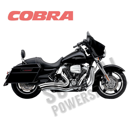 Cobra - Cobra Speedster Short Swept Exhaust System - Chrome - 6230