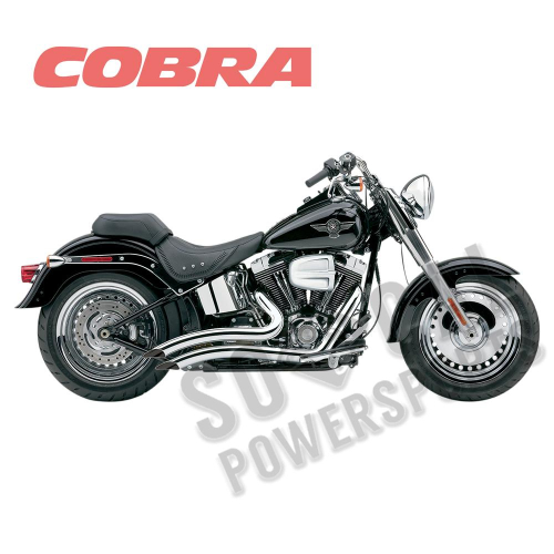 Cobra - Cobra Speedster Short Swept Exhaust System - Chrome - 6224