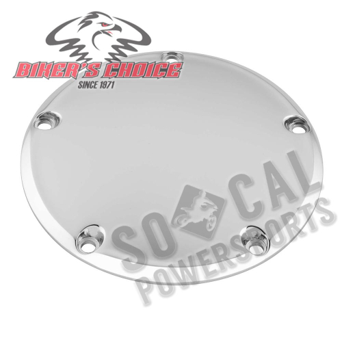 Bikers Choice - Bikers Choice Domed Derby Cover - Chrome - 490547