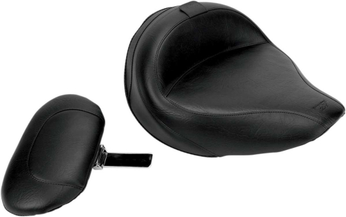 Mustang - Mustang Wide Touring Solo Seat with Driver Backrest - Vintage - 79454