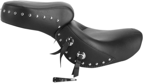 Mustang - Mustang Wide Touring One-Piece Seat - Studded - 75008