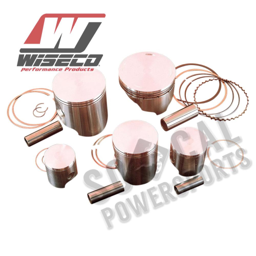 Wiseco - Wiseco Piston Kit - 0.50mm Oversize to 89.50mm, 12:1 Compression - 4163M08950