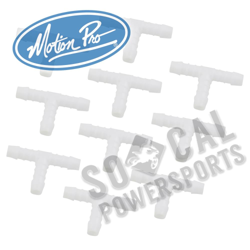 Motion Pro - Motion Pro Fuel Line Fitting Kit - 3/8in. T-connectors - 12-0021