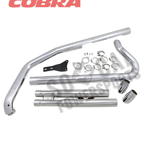 Cobra - Cobra Speedster Slashdown Exhaust with Powerport - 4823