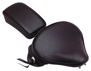 Le Pera - Le Pera Spring-Mounted Solo Seat - Large - Black - L-105