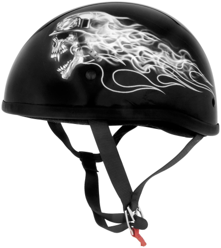 Skid Lid Helmets - Skid Lid Helmets Original Biker Skull Helmet - 646930 - Biker Skull - X-Large