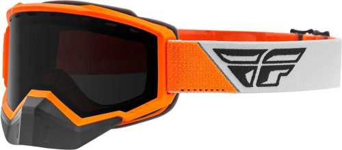 Fly Racing - Fly Racing Focus Snow Goggles - FLB-047 - Orange/Gray / Dark Smoke Lens - OSFM