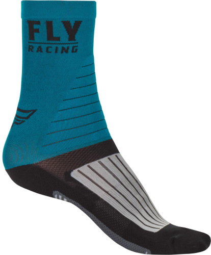 Fly Racing - Fly Racing Fly Factory Rider Sock - 350-0526S - Blue/Black/Gray - Sm-Md