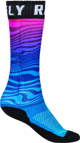 Fly Racing - Fly Racing MX Pro Socks - 350-0520S - Blue/Pink/Black - Sm-Md