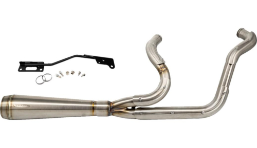 Trask Performance - Trask Performance Assault 2-Into-1 Exhaust System - Brushed - TM-5300