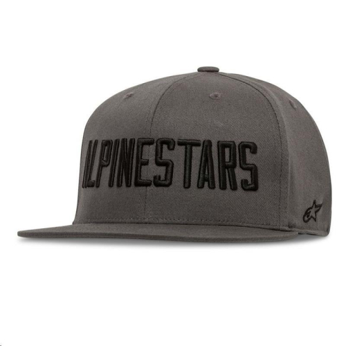 Alpinestars - Alpinestars Word Hat - 1038-81016-1810-S/M - Charcoal/Black - Sm-Md