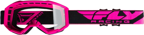 Fly Racing - Fly Racing Focus Youth Goggles - 37-5126 - Pink / Clear Lens - OSFM