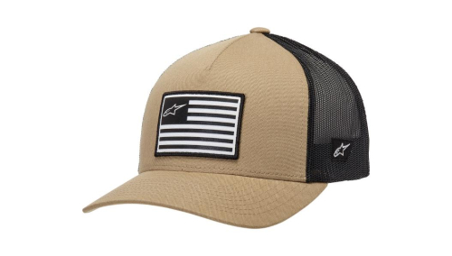 Alpinestars - Alpinestars Flag Snapback Hat - 1211810132310OS - Sand/Black - OSFM