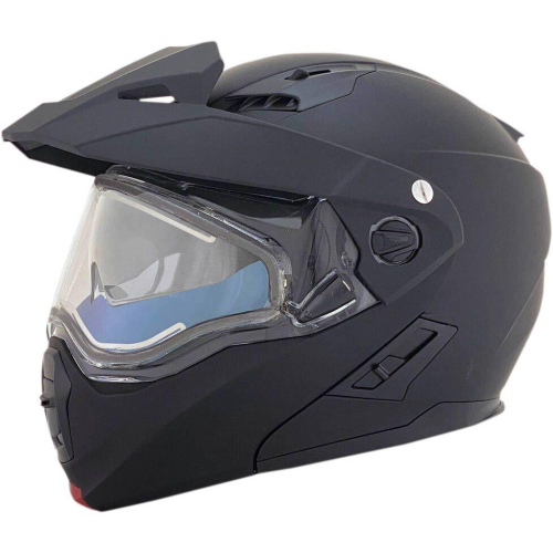 AFX - AFX FX-111DS Solid Helmet with Electric Shield - 0120-0803 - Matte Black - 2XL