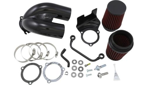 S&S Cycle - S&S Cycle Tuned Induction Air Cleaner - Gloss Black - 170-0637