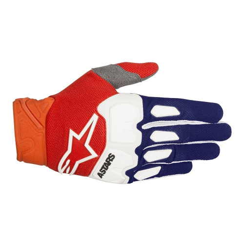 Alpinestars - Alpinestars Racefend Gloves - 3563518-7043-M - Blue/Orange/White - Medium