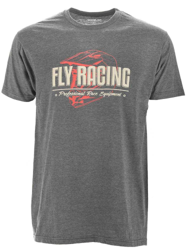 Fly Racing - Fly Racing Era T-Shirt  - 352-1020S - Charcoal Heather - Small