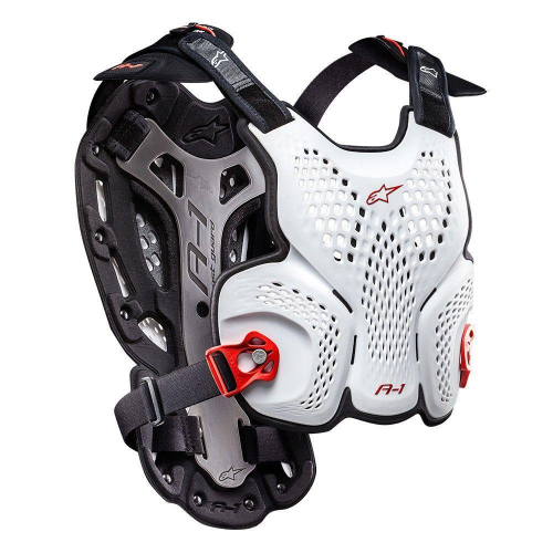 Alpinestars - Alpinestars A-1 Roost Guard - 6700116-213-M/L - White/Black/Red - Md-Lg