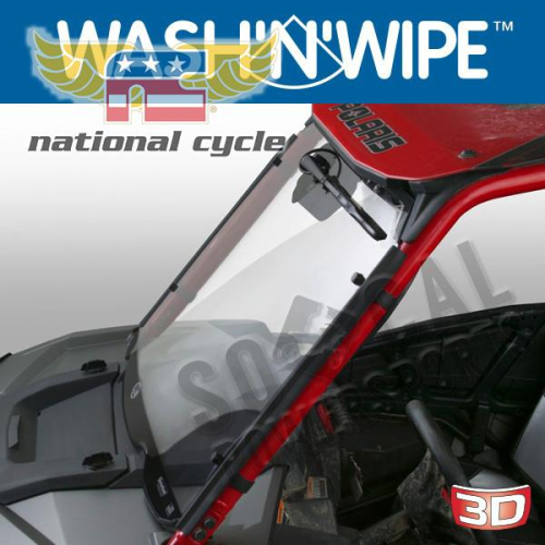 National Cycle - National Cycle Wash-n-Wipe Full Windshield - N30232