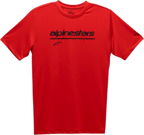 Alpinestars - Alpinestars Tech Line Up Performance T-Shirt - 12117380030XL - Red - X-Large