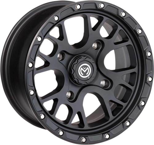 Moose Utility - Moose Utility 545X Wheel - 14x7 - 5+2 Offset - 4/156 - Satin Black - 0230-1099