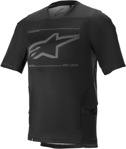 Alpinestars - Alpinestars Drop 6.0 Short Sleeve Jersey - 1766320-10-2X - Black - 2XL