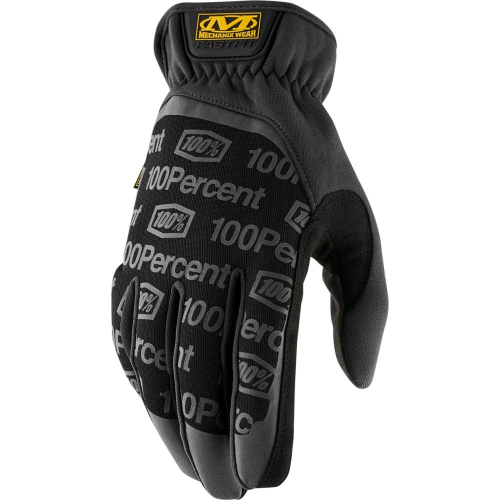 100% - 100% 100% Fastfit Gloves - 100-MFF-05-011 - Black - X-Large