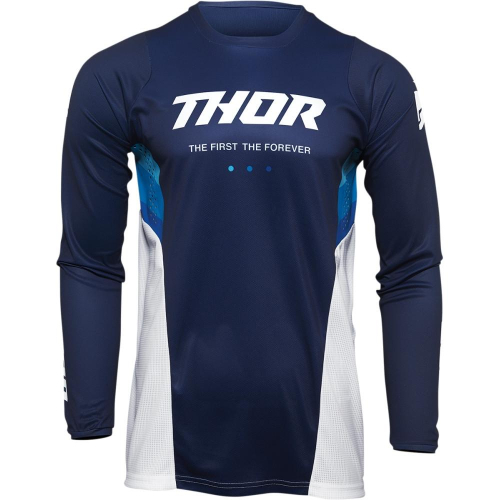 Thor - Thor Pulse React Jersey - 2910-6537 - Navy/White - Large