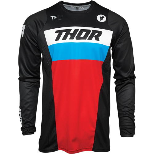 Thor - Thor Pulse Racer Youth Jersey - 2912-1858 - Black/Red/Blue - Large