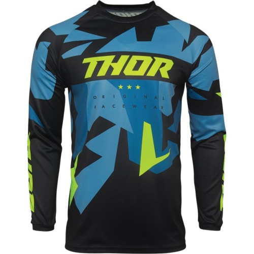 Thor - Thor Sector Warship Jersey - 2910-6149 - Blue/Acid - Large