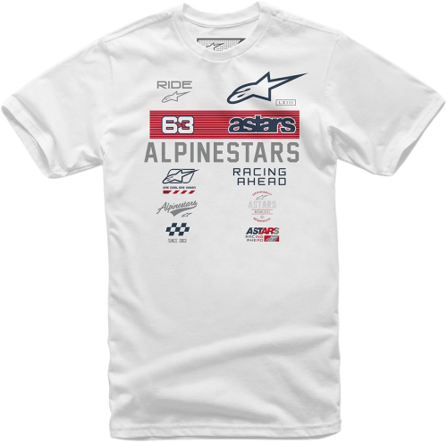 Alpinestars - Alpinestars Sponsored T-Shirt - 1210-72002-202X - White - 2XL