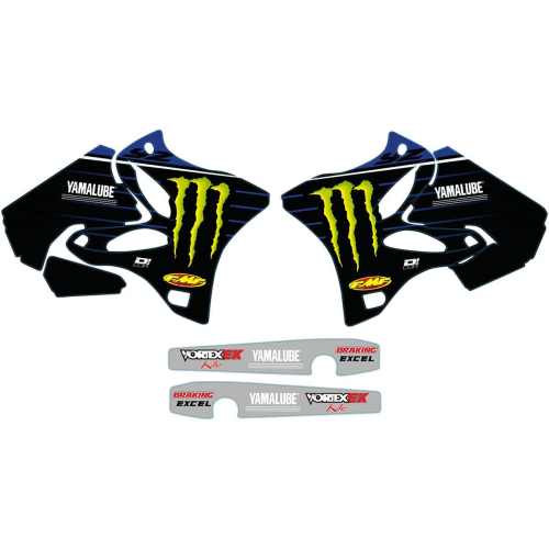 DCOR - DCOR 2020 Star Racing Yamaha Graphics Kit - 10-50-220