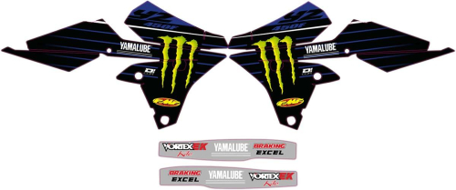 DCOR - DCOR 2020 Star Racing Yamaha Graphics Kit - 10-50-500