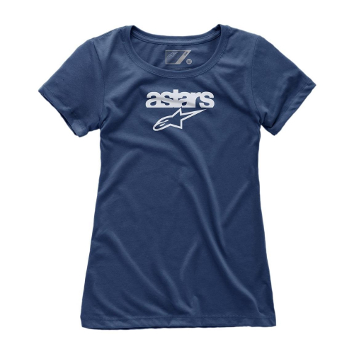 Alpinestars - Alpinestars Heritage Blaze Womens T-Shirt - 1W387300470XL - Navy - X-Large