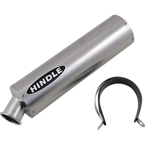 Hindle - Hindle Stealth Muffler - 14in. Round - Titanium - TGPS142R