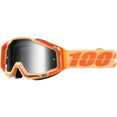 100% - 100% Racecraft Sahara Goggles - 50110-334-02 - Sahara/Light Orange/Orange / Silver Lens - OSFM