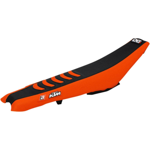 Blackbird Racing - Blackbird Racing Double Grip 3 Seat Cover - Black/Orange - 1524H