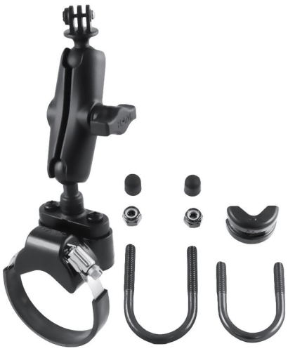 RAM Mounts - RAM Mounts RAM Strap Clamp Roll Bar Mount with 1in. Diameter Ball & Custom GoPro Hero Adapter - RAM-B-149Z-2-GOP1