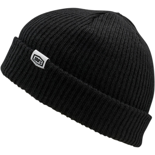 100% - 100% Cuffed Mutiny Beanie - 20121-001-01 - Black - OSFM