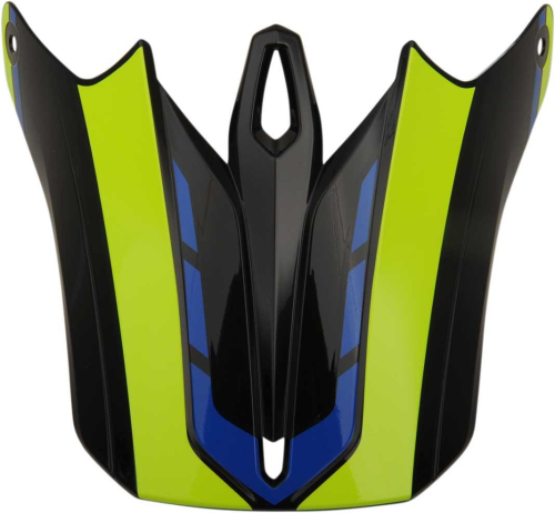 Z1R - Z1R Visor for F.I Helmets - Frank, Black/Hi-Viz Yellow/Blue - 0132-1264