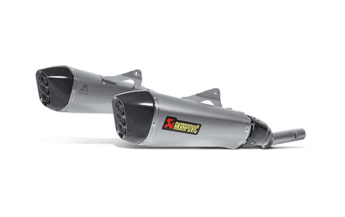 Akrapovic - Akrapovic Slip-On Line Dual Exhaust - Titanium Mufflers - S-B16SO2-HZAAT